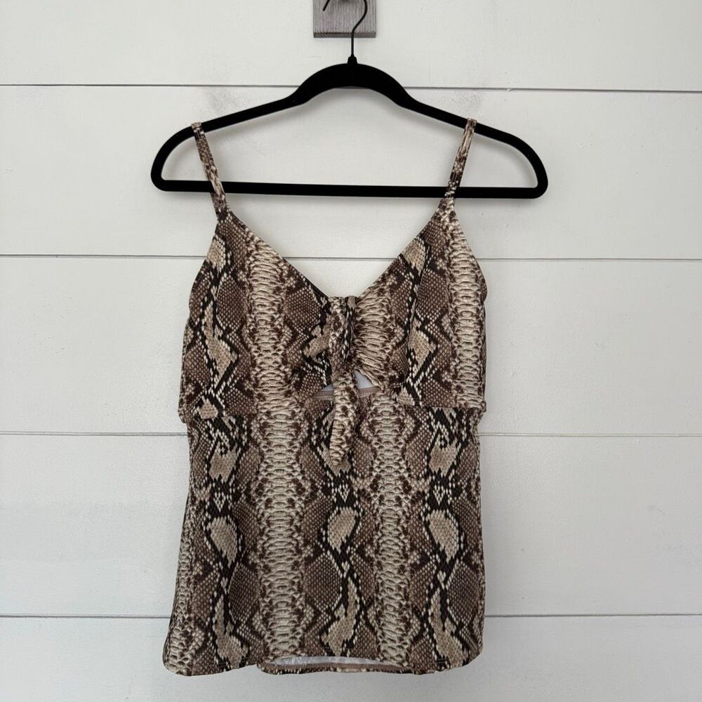 Urban Sea Women’s XL Brown Tankini Swim Top